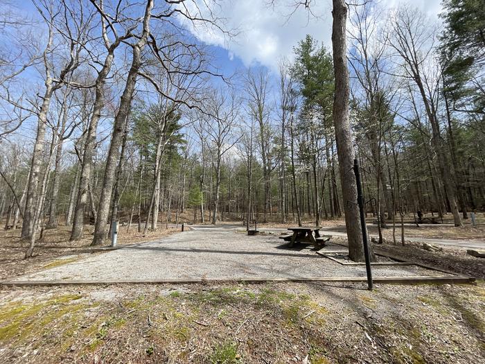 A photo of Site 080 of Loop D at INDIAN BOUNDARY with Picnic Table, Electricity Hookup, Fire Pit
