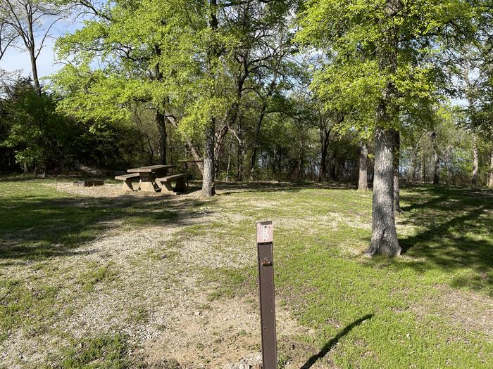 A photo of Site B10 of Loop B at CANEY CREEK with Picnic Table, Fire Pit, Shade, Water