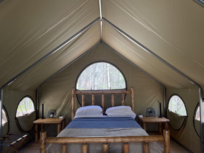 Lake Powhatan Glamping Tent