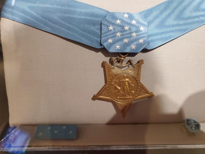 Medal of HonorDisplayed at the Pearl Harbor National Memorial in one of the two world-class museums.