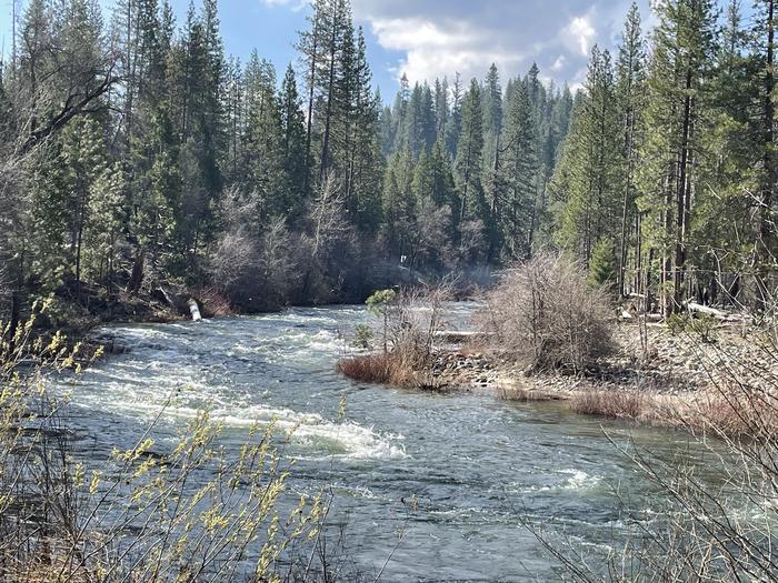 South Fork of the Merced River next to Wawona Campground