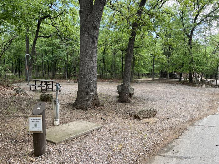A photo of Site 04 of Loop Cold Springs at Cold Springs Campground (OK) Chickasaw NRA with Picnic Table, Fire Pit, Tent Pad, Lantern Pole 1A photo of Site 04 of Loop Cold Springs at Cold Springs Campground (OK) Chickasaw NRA with Picnic Table, Fire Pit, Tent Pad, Lantern Pole
