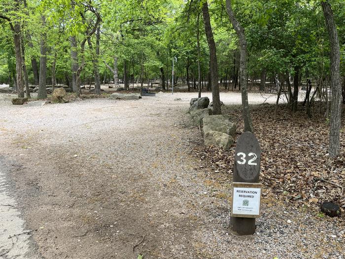 A photo of Site 32 at Cold Springs Campground (OK) Chickasaw NRA