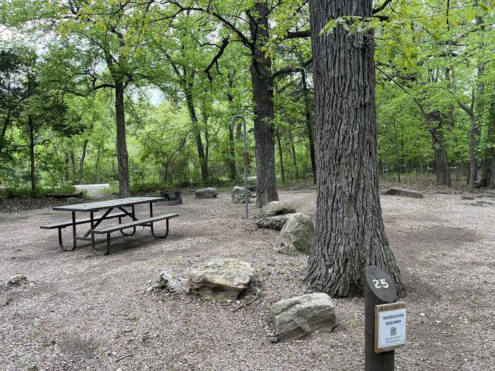 A photo of Site 25 at Cold Springs Campground (OK) Chickasaw NRA