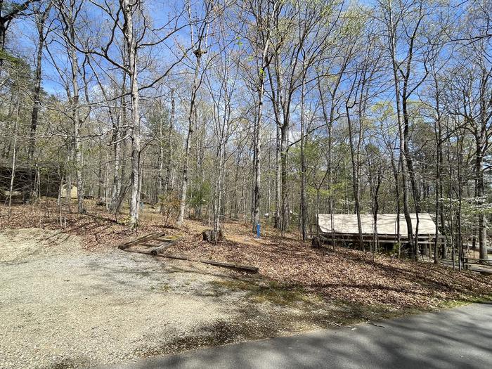 Lake Powhatan Glamping site #84 - additional parking for site #84 near restrooms 