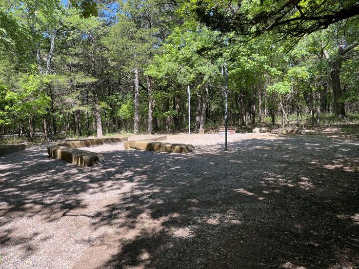 A photo of the amphitheater at Cold Springs Campground (OK) Chickasaw NRA. Not available to rent, used for weekend Ranger programs only.