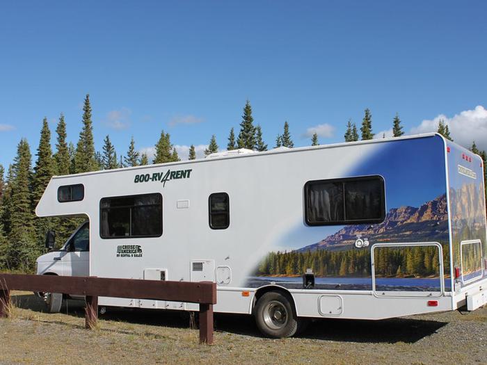 RV camping at Sourdough Campground