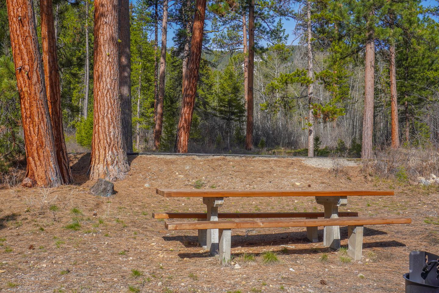 INDIAN TREES CAMPGROUND  Campsite TableCamp Table