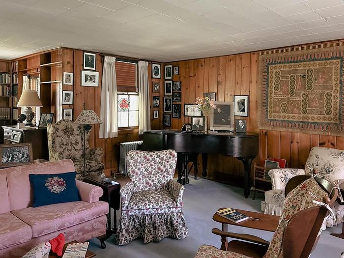 Living Room at Val-KillMrs. Roosevelt's Living Room at Val-Kill Cottage
