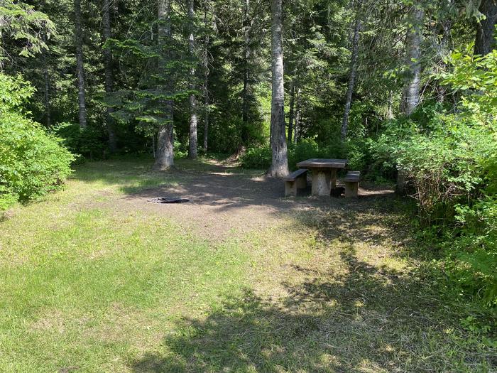 A photo of Site 024 of Loop SOUTH LOOP at BUMBLEBEE CAMPGROUND with Picnic Table, Fire Pit, Shade