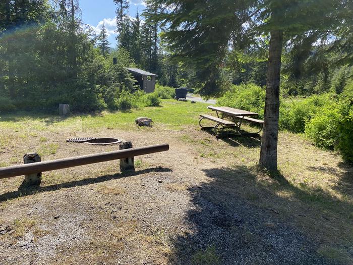 A photo of Site 019 of Loop SOUTH LOOP at BUMBLEBEE CAMPGROUND with Picnic Table, Fire Pit