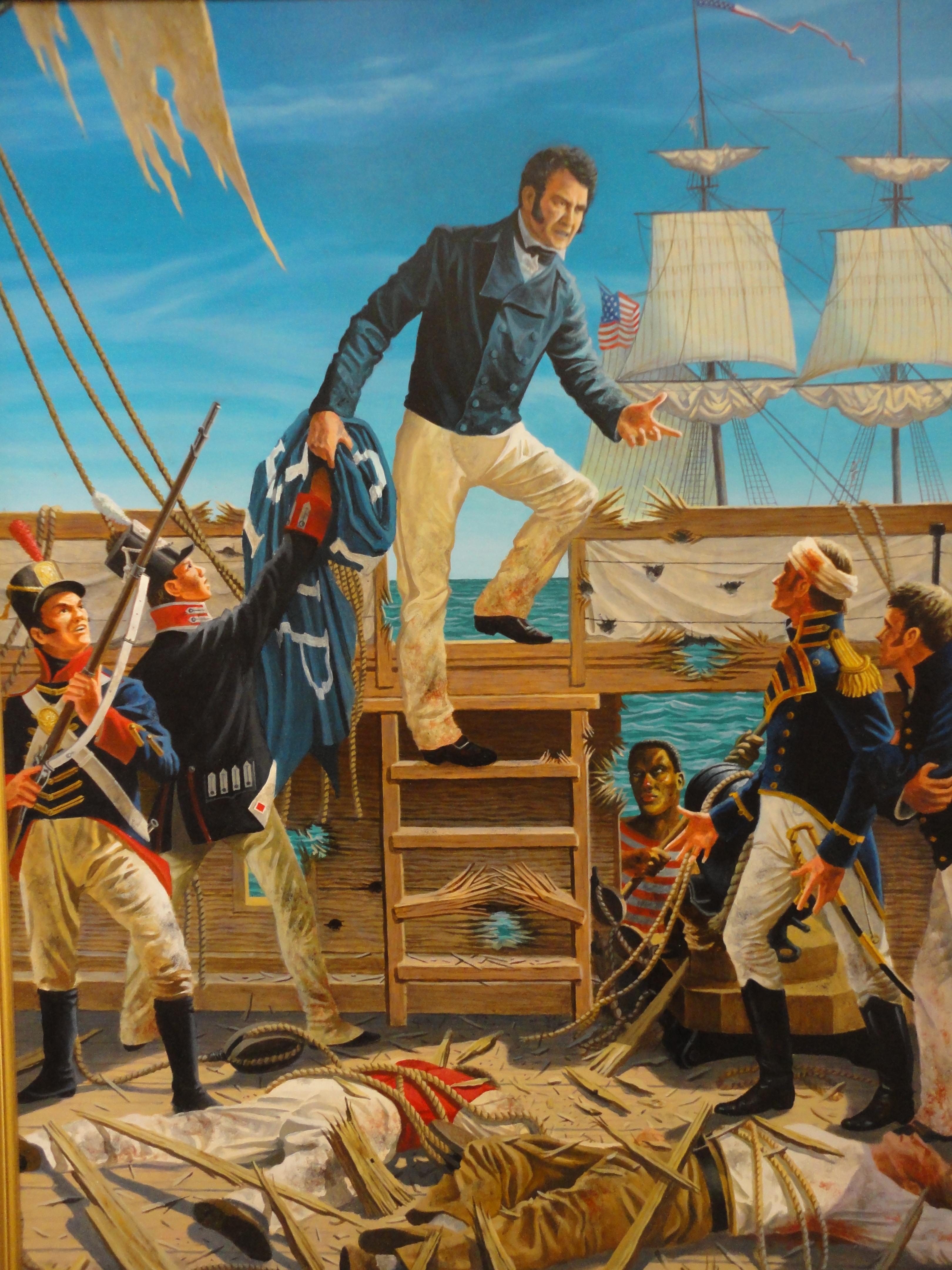 Mural of Oliver Hazard Perry