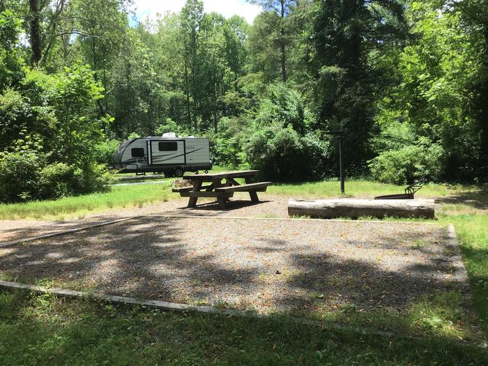Davidson River Campground, Site 034, Appletree Loop. Across the road from water spigot. Across the road from bathhouse. 