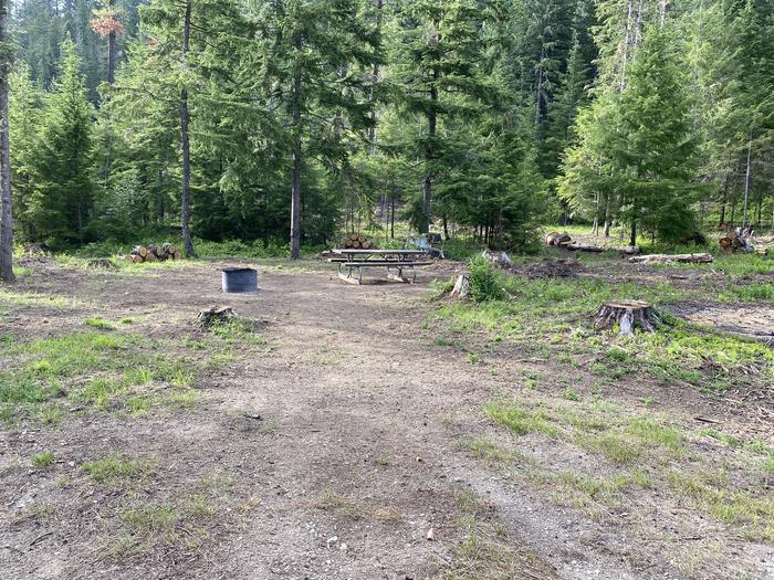 A photo of Site 017 of Loop SOUTH LOOP at BUMBLEBEE CAMPGROUND with Picnic Table, Fire Pit