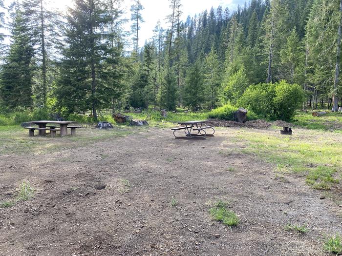 A photo of Site 018 of Loop SOUTH LOOP at BUMBLEBEE CAMPGROUND with Picnic Table, Fire Pit