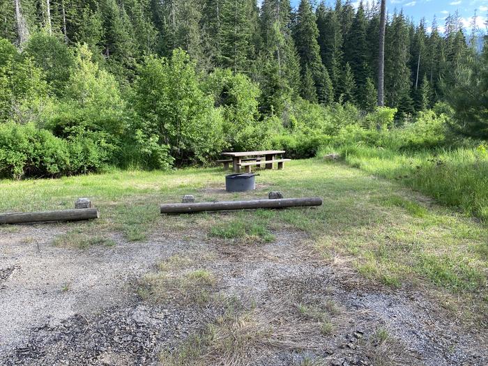 A photo of Site 023 of Loop SOUTH LOOP at BUMBLEBEE CAMPGROUND with Picnic Table, Fire Pit