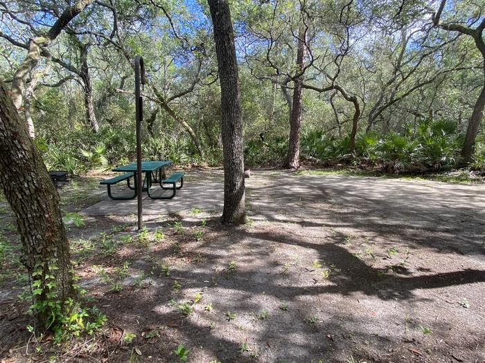 A photo of Site 11 of Loop Fore Lake at Fore Lake Campground with Picnic Table, Fire Pit, Shade, Food Storage, Lantern Pole