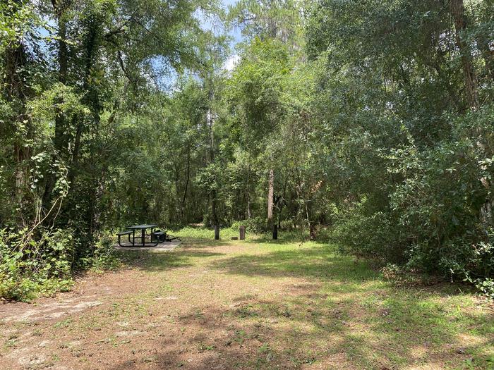 A photo of Site 13 of Loop Lake Eaton at Lake Eaton Campground with Picnic Table, Fire Pit, Shade, Lantern Pole