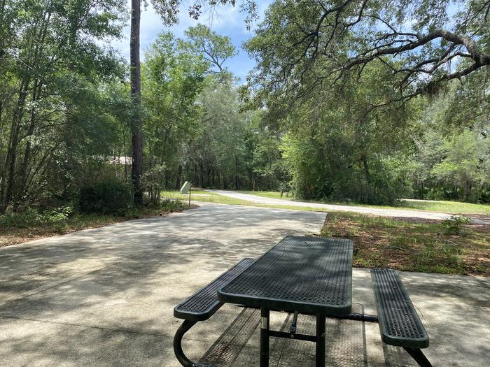 A photo of Site 15 of Loop Big Bass Campground at Big Bass Campground (FL) with Picnic Table, Fire Pit, Shade, Tent Pad, Lantern Pole