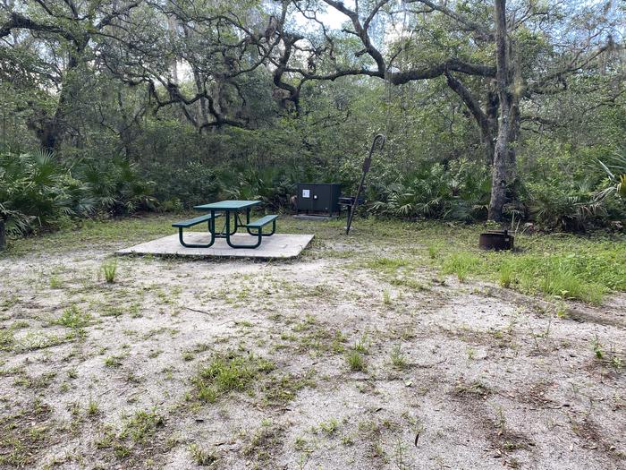 A photo of Site 4 of Loop Fore Lake at Fore Lake Campground with Picnic Table, Fire Pit, Food Storage, Lantern Pole