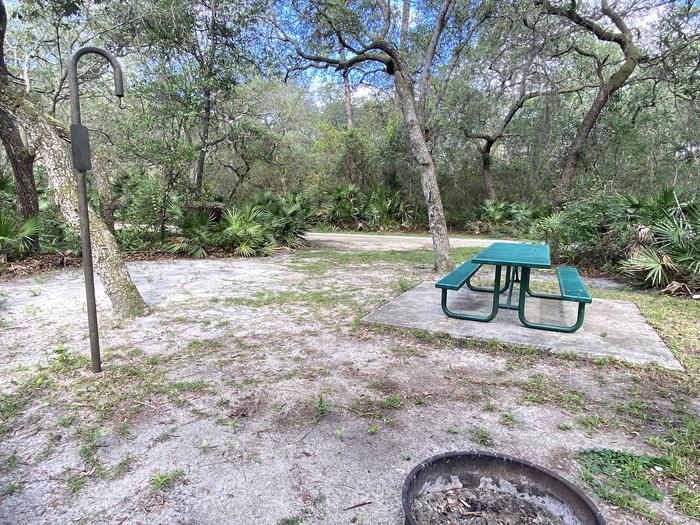 A photo of Site 9 of Loop Fore Lake at Fore Lake Campground with Picnic Table, Fire Pit, Food Storage, Lantern Pole
