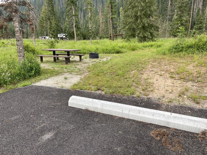 A photo of Site B022 of Loop B at KIT PRICE with Picnic Table, Fire Pit