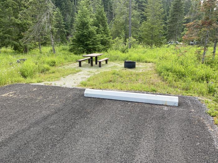 A photo of Site C045 of Loop C at KIT PRICE with Picnic Table, Fire Pit