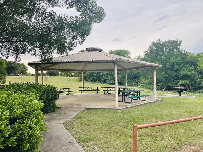A photo of facility CANEY CREEK with Picnic Table, Electricity Hookup, Shade, Water Hookup
