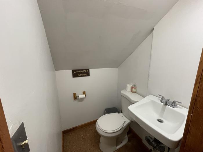 Upstairs BathroomAdditional 1/2 bathroom upstairs (Caution: Low Head Room)