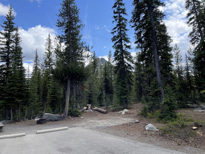 A photo of Site 15 of Loop Anthony Lake at Anthony Lake with Picnic Table, Fire Pit, Tent Pad