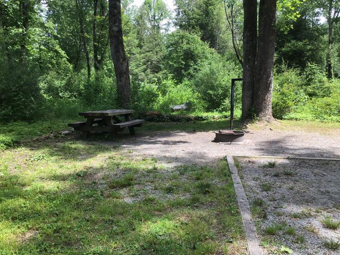 DAVIDSON RIVER Campground, Site 43, Appletree Loop, Located next to bathhouse and water spigot 
