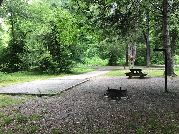DAVIDSON RIVER Campground, Site 47, Appletree Loop, Located one site from bathhouse and water spigot 
