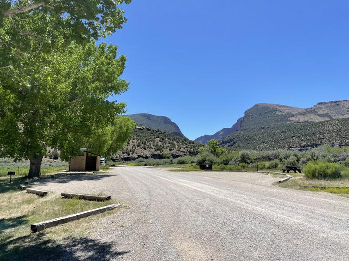 View from Gates of Lodore campground