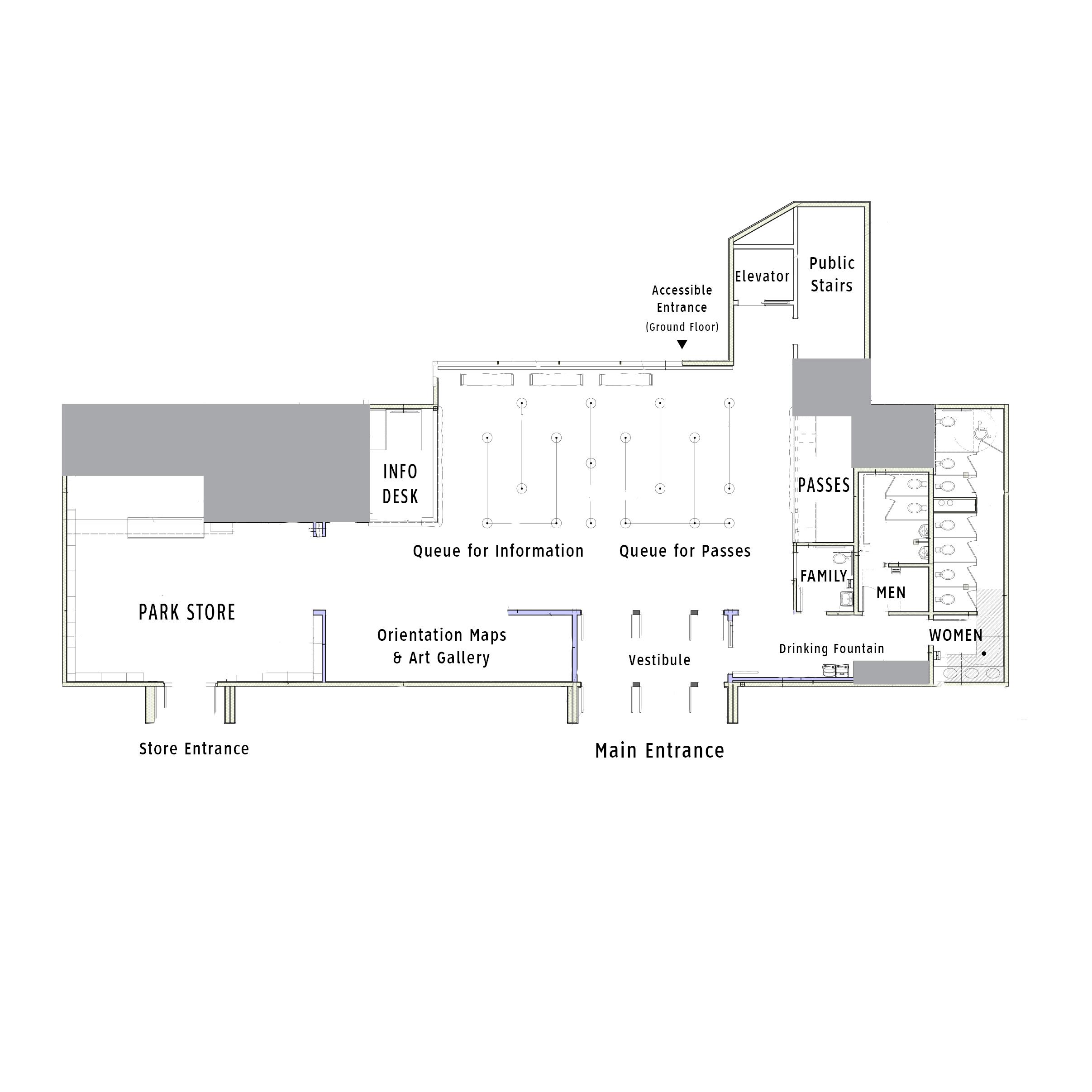 Visitor Center Floor Plan