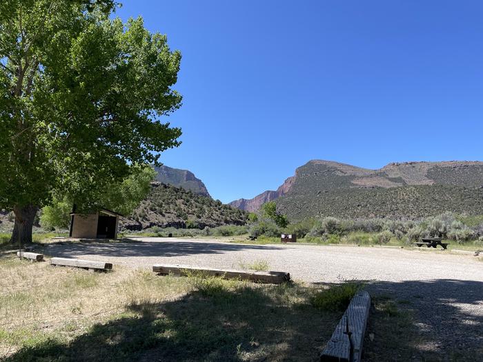 A photo of facility Gates of Lodore Campground with No Amenities Shown