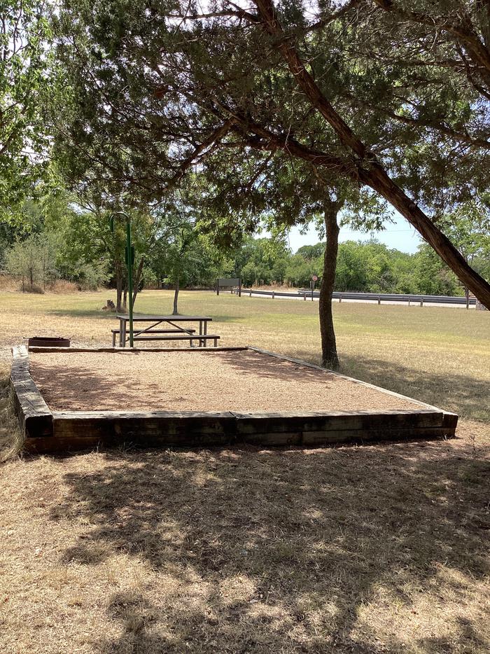 A photo of Site 003 of Loop TEJAS PARK at TEJAS PARK with Picnic Table, Tent Pad, Lantern Pole
