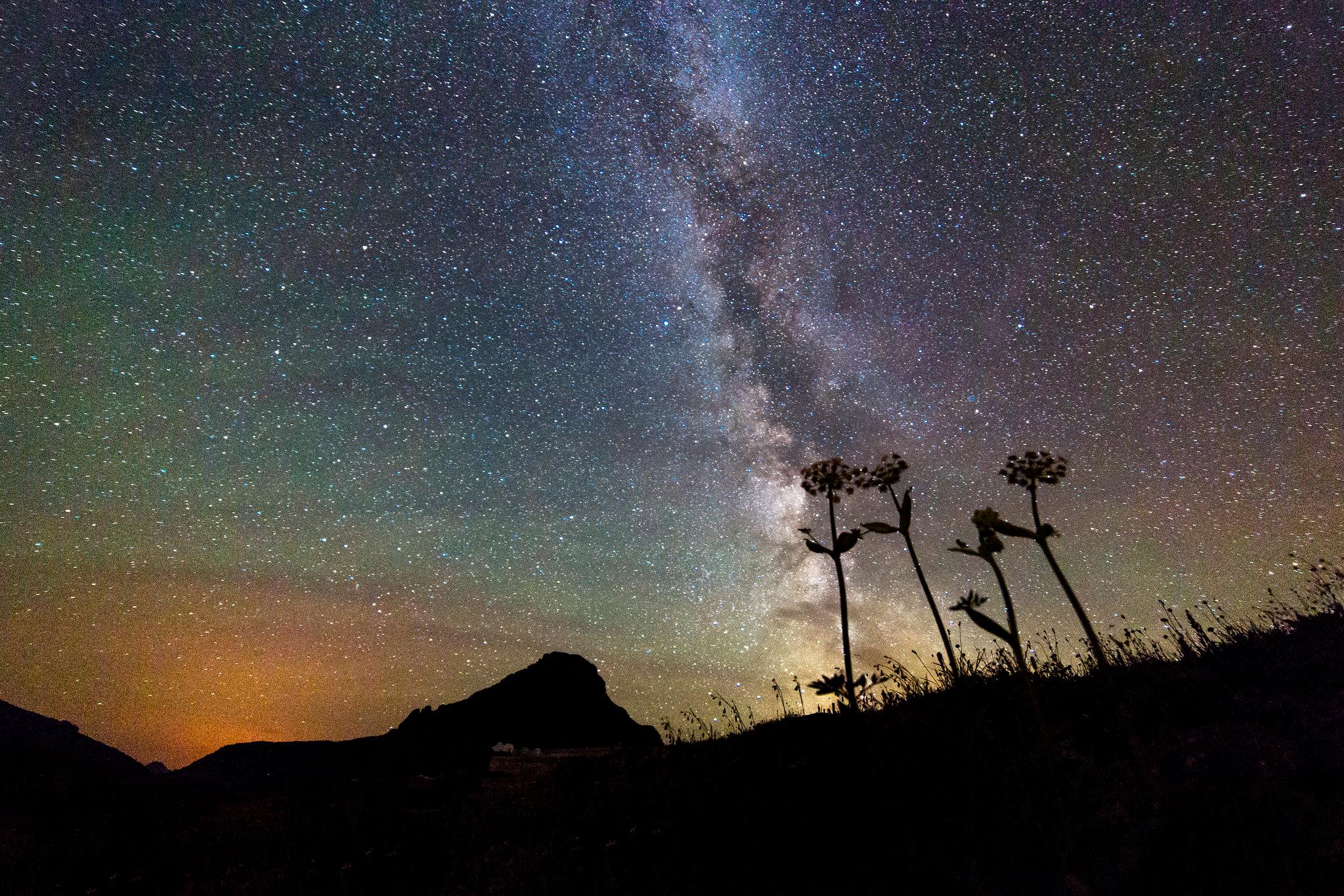 Glacier's Night Sky