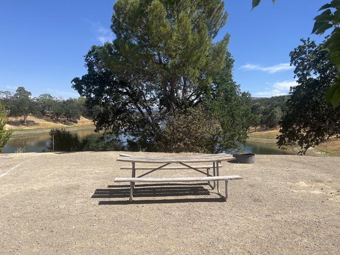 A photo of Site 143 of Loop Putah at Putah Canyon Campground- Napa, CA (BOR) with Picnic Table