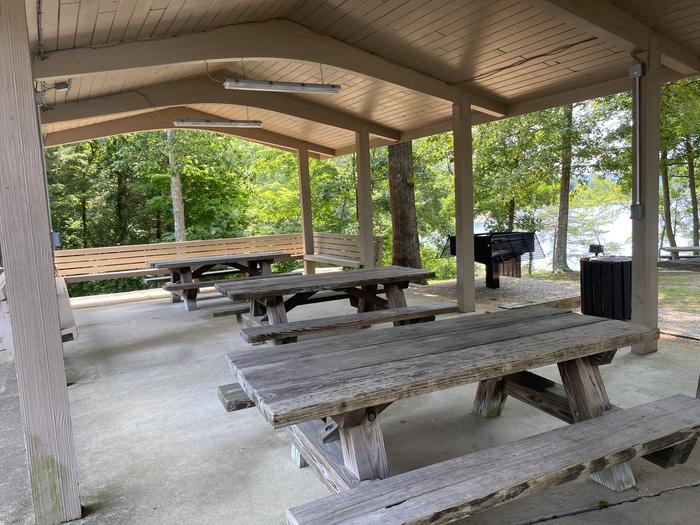 A photo of Site A100 of Loop CPOI at CUMBERLAND POINT CAMPGROUND with Picnic Tables
