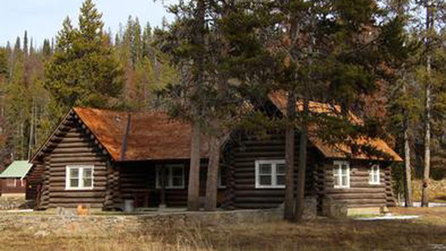 Distant view of cabins