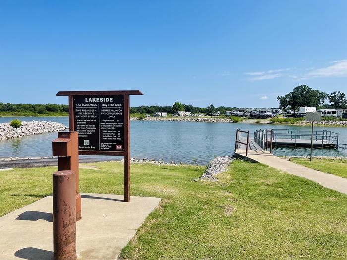 A photo of facility LAKESIDE (OK) with Boat Ramp