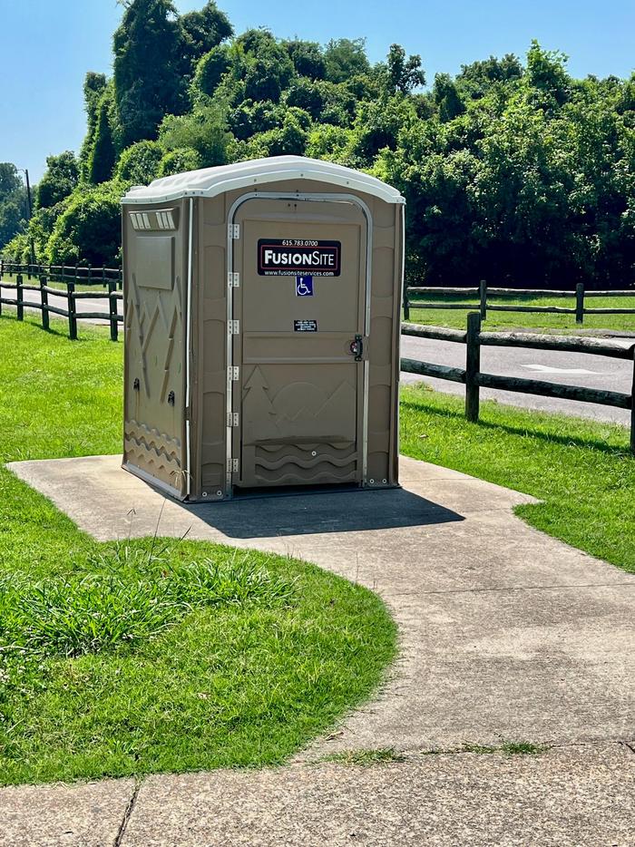 Portable Restroom Adjacent to Old Hickory Beach Day Use Picnic ShelterPortable Restroom Adjacent to Old Hickory Beach Day Use Picnic Shelter. Flush Toilets Are Available on Old Hickory Beach Side B.  