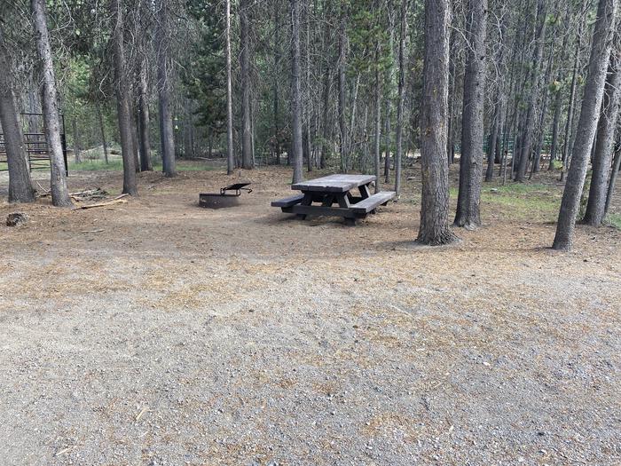 A photo of Site 001 - 4 Horse of Loop Loop 1 at CULTUS CORRAL HORSE CAMP with Picnic Table