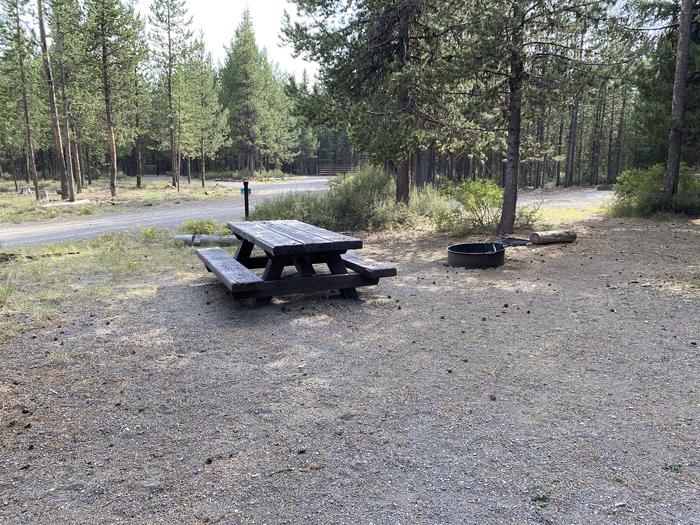 A photo of Site 009 - 4 Horse of Loop Loop 1 at CULTUS CORRAL HORSE CAMP with Picnic Table
