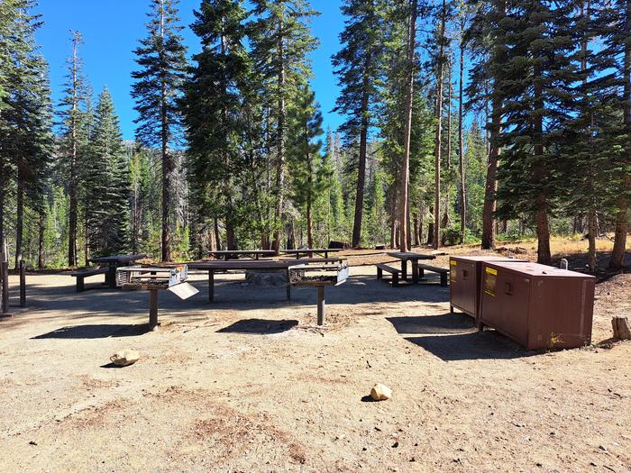 Granite Group SitePicnic tables, bear bins and firepits