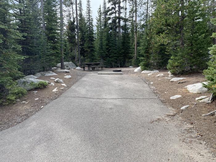 A photo of Site 24 of Loop Anthony Lake at Anthony Lake with Picnic Table, Fire Pit, Shade, Tent Pad.

