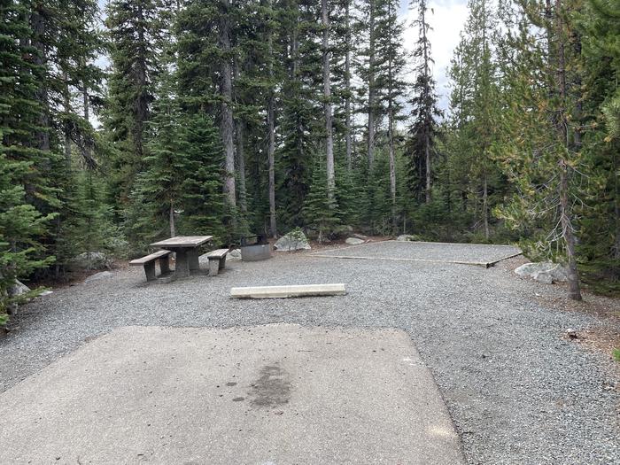 A photo of Site 26 of Loop Anthony Lake at Anthony Lake with Picnic Table, Fire Pit, Shade, Tent Pad