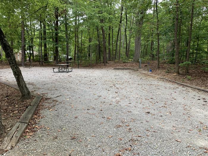 A photo of Site 211 of Loop D at NORTH BEND PARK with Shade, Tent Pad