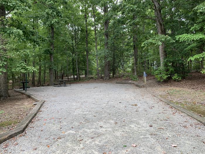 A photo of Site 218 of Loop D at NORTH BEND PARK with Tent Pad