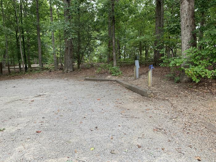 A photo of Site 218 of Loop D at NORTH BEND PARK with Electricity Hookup, Tent Pad, Water Hookup
